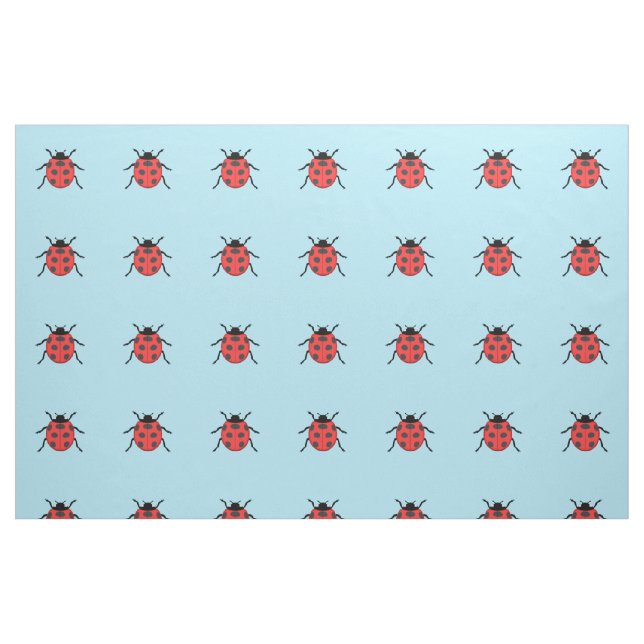 Marienkäfer Stoff (Fat Quarter (45,7 x 55,9 cm))