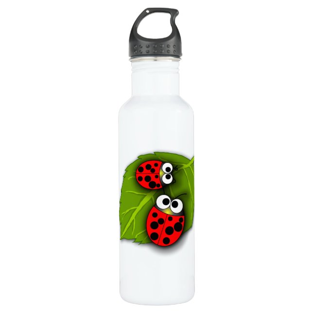 Marienkäfer Trinkflasche (Vorderseite)