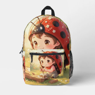 Marienkäfer und das verborgene Nektarkönigreich Bedruckter Rucksack