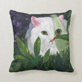 Marienkäfer und Katze Kissen