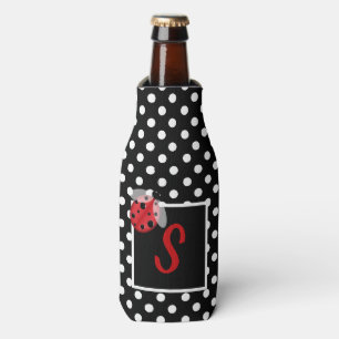 Marienkäfer und Polka-Punkt-Flasche cooler Flaschenkühler