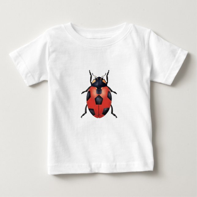 Marienkäferfußball Baby T-shirt (Vorderseite)