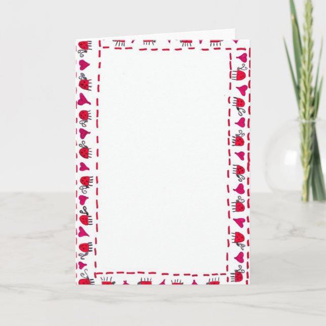 Marienkäferkarte Karte (Vorderseite)