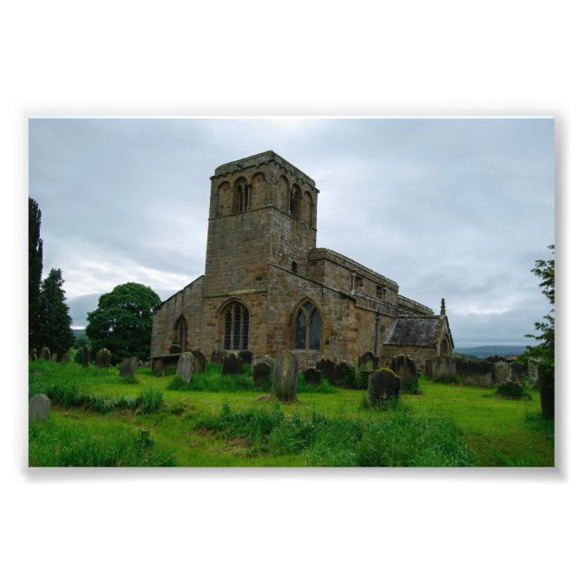 Marienkirche, Leake North Yorkshire Heritage Fotodruck (Vorne)