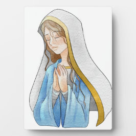 Marienplatine mit Easel Fotoplatte