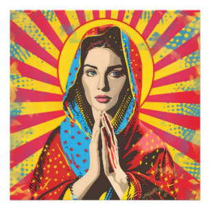 Marienreligiöse Kunst - Pop Fotodruck
