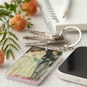 Mariés de mariage art déco vintage