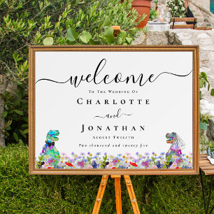 Mariés dinosaures & Décoration de mariage personna