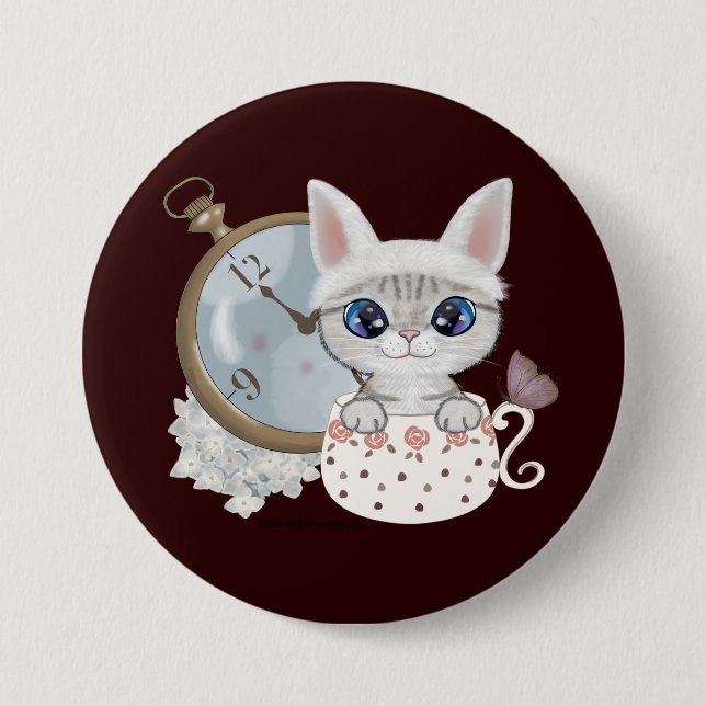 Marie's Tea Party Button (Vorderseite)