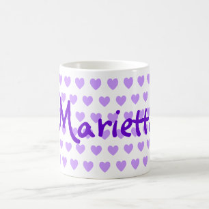 Marietta in Lila Kaffeetasse