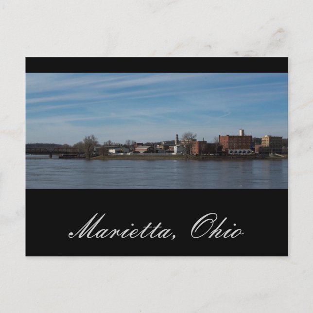 Marietta Ohio Postcard Postkarte (Vorderseite)