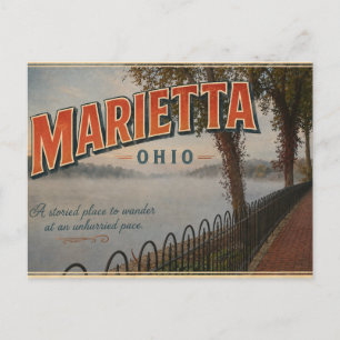 Marietta Ohio Postkarte