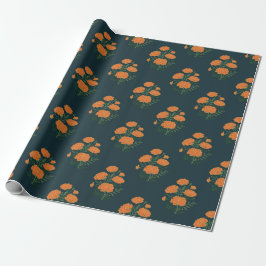 Marigold Blue Packpapier
