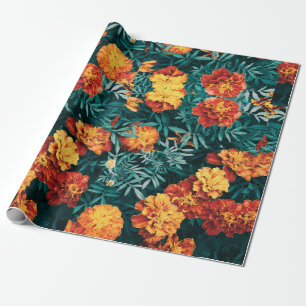 Marigold Blume Geschenkpapier
