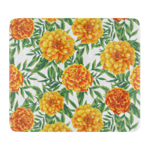 Marigold Blume Pattern Schneidebrett