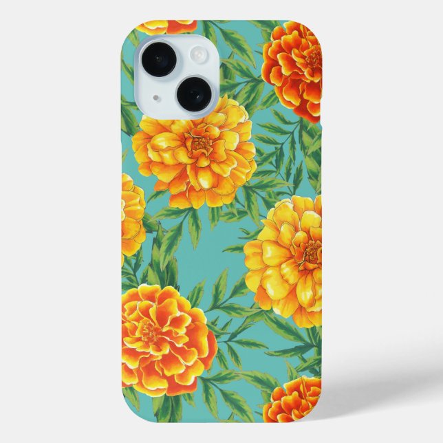 Marigold Blume Pattern title_seo2 (Rückseite)