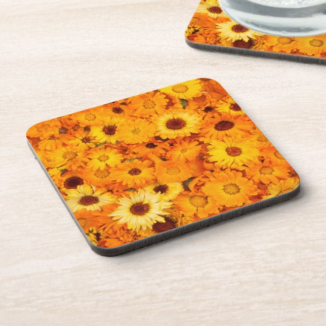 Marigold Blume Untersetzer (Linke Seite)