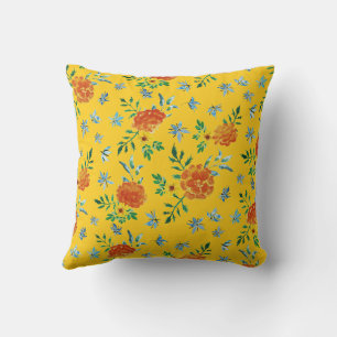 Marigold Borg Blume Gelb Kissen