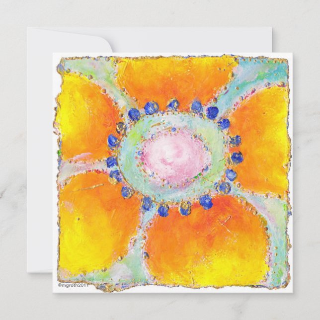 "marigold" Dusche Einladung (Vorderseite)