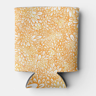 Marigold Floral: Einfaches Orangenmuster Dosenkühler