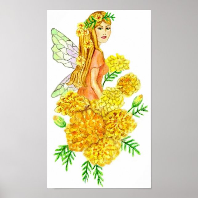 Marigold Garden Fairy JL Biel Poster (Vorne)