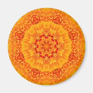 Marigold Mandala Magnet