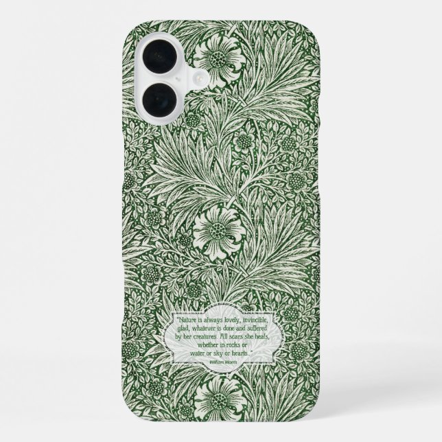 Marigold pattern - William Morris iPhone 16 Plus Hülle (Rückseite)