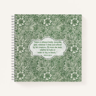 Marigold pattern - William Morris Notizbuch