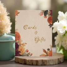 Marigold Rustic Floral Wedding Cards & Gifts Zeich