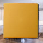 Marigold Solid Color | Classic | elegant Fliese<br><div class="desc">Marigold Solid Color | Classic | elegant | Trendy | Stilvoll | Geschenk</div>