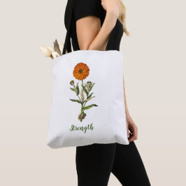 Marigold Stärke Inspiration Blumenbeutel Tasche