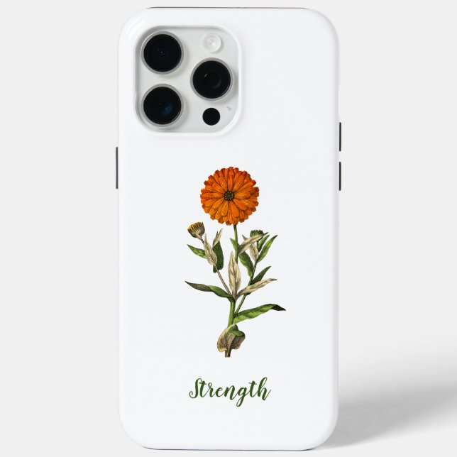 Marigold Stärke Inspiration Case-Mate iPhone Hülle (Rückseite)