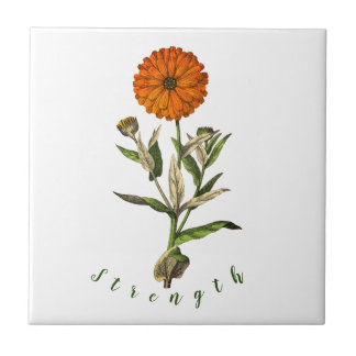 Marigold Strength Inspiration Keramik Tile Fliese
