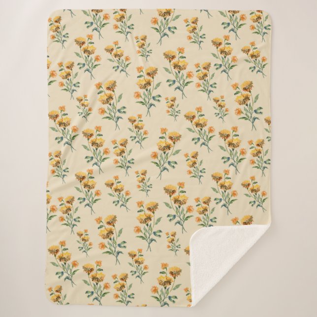 Marigold Vertical Sherpa Blanket Sherpadecke (Vorderseite)