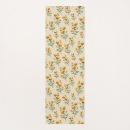 Marigold Watercolor Yoga Mat Yogamatte