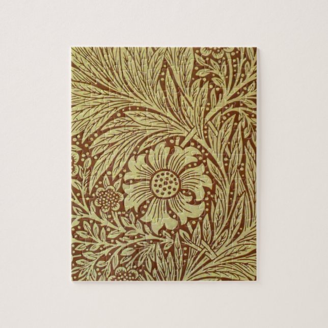 Marigold William Morris Blume Pattern (Vertikal)