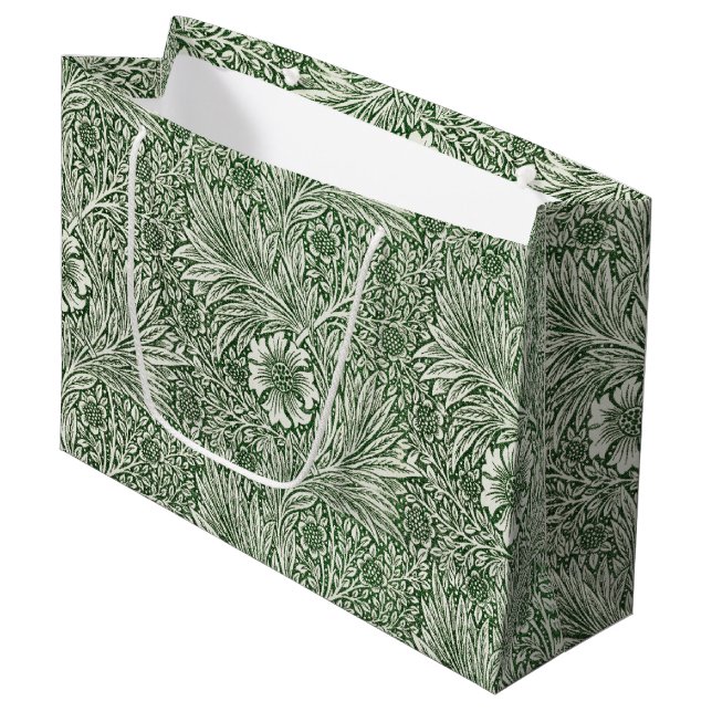 Marigold, William Morris große Geschenktasche Geschenktüte (Vorderseite Schrägansicht)