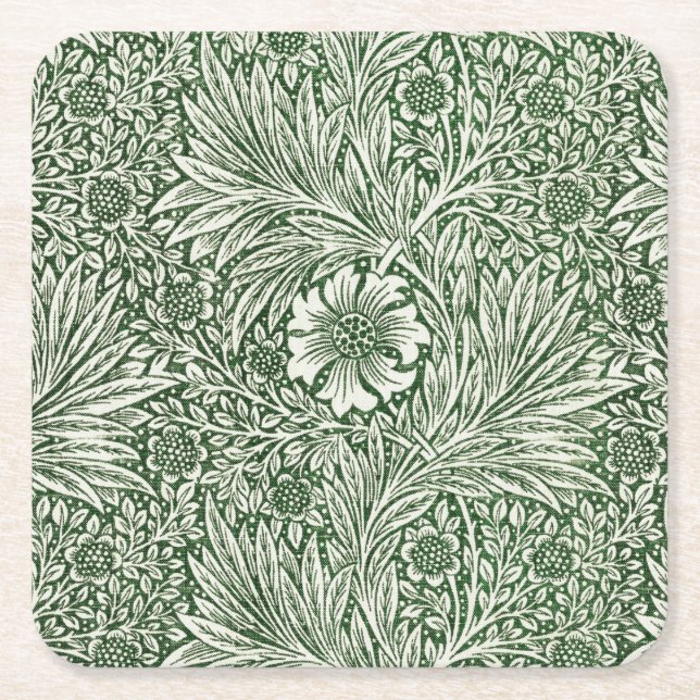 Marigold, William Morris Rechteckiger Pappuntersetzer (Vorderseite)