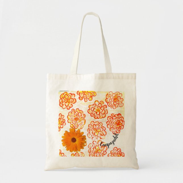MARIGOLDS Cempazuchil TOTE BAG Tragetasche (Vorne)