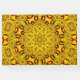 Marigolds Gelb und Vintages Kaleidoskop Gästebuch (Rückseite)