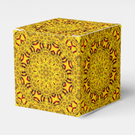 Marigolds Gelb und Vintages Kaleidoskop Geschenkschachtel
