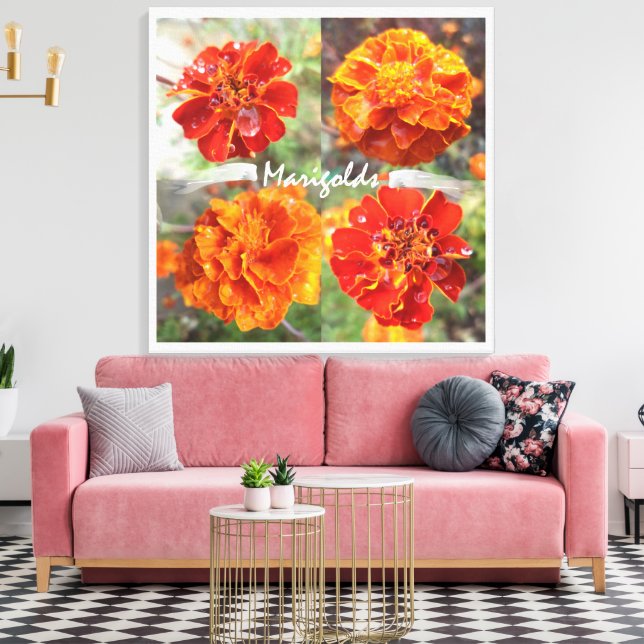 Marigolds Leinwanddruck (Insitu (Wohnzimmer))