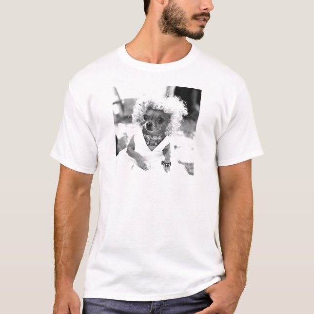 Marilyn-Chihuahua T-Shirt (Vorderseite)