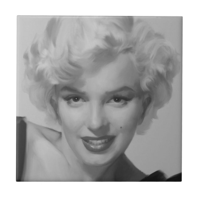 Marilyn der Blick Fliese (Vorderseite)