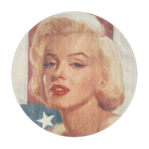 Marilyn-Flagge Schneidebrett