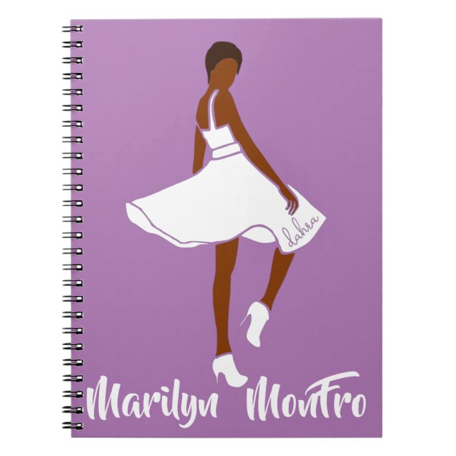 Marilyn MonFRO AFRoCA Afro Africa Black Woman Notizblock (Vorderseite)