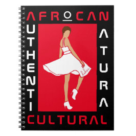Marilyn MonFRO AFRoCA Afro Africa Black Woman Notizblock