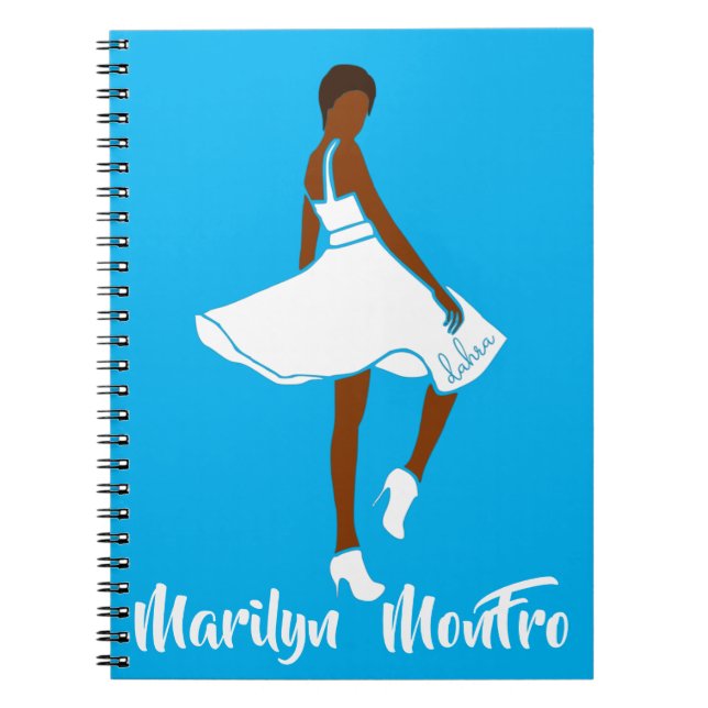 Marilyn MonFRO AFRoCA Afro Africa Black Woman Notizblock (Vorderseite)
