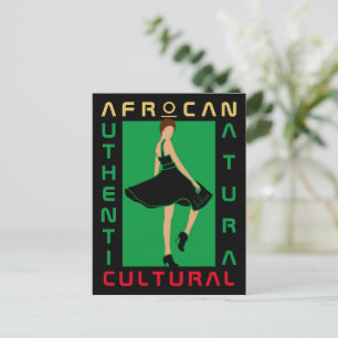 Marilyn MonFRO AFRoCA Afro Africa Black Woman Postkarte