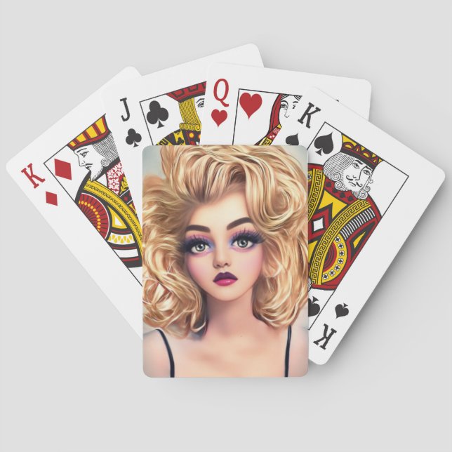 Marilyn Monroe art Spielkarten (Rückseite)